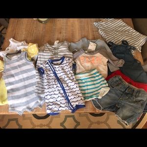 Baby boy newborn 0-3 summer lot zara H&M cotton on